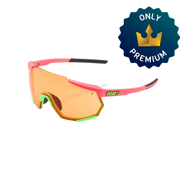 Gafas 100% Racetrap Matte Washed Out Neon Pink