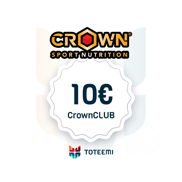 Cupón de 10€ en Club TOTEEMI Crown Sport Nutrition