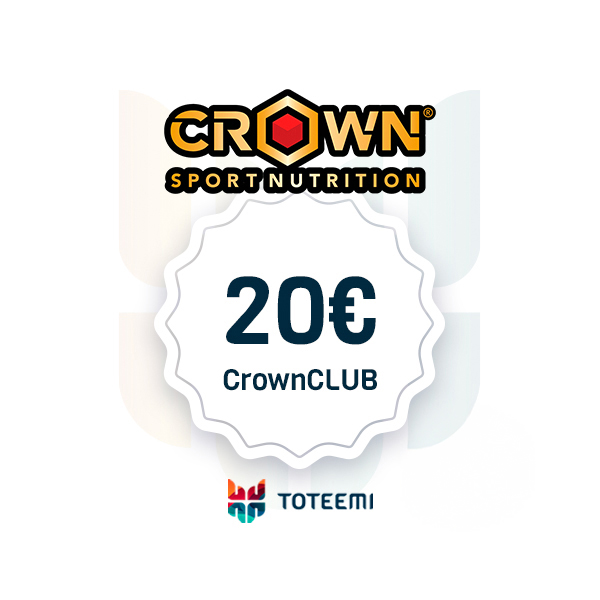 Cupón de 20€ en Club TOTEEMI Crown Sport Nutrition