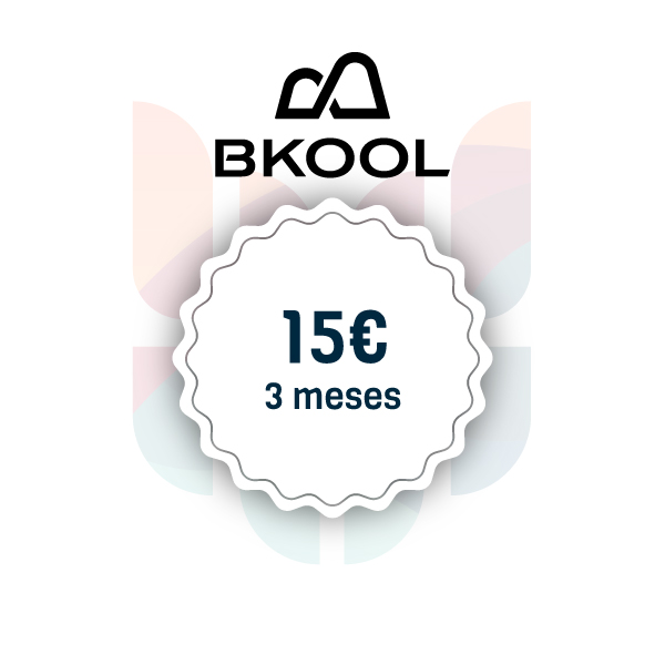 15€ por 3 meses en BKOOL